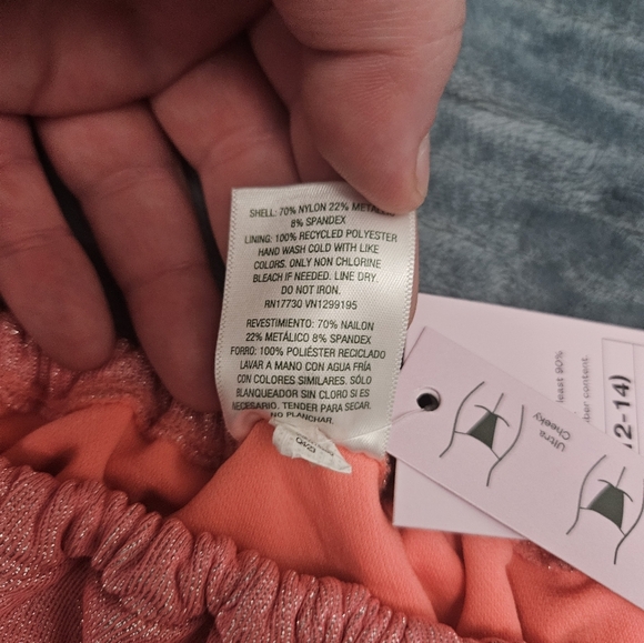 NWT! Wild Fable Shimmery Pink Bikini Bottom! - Picture 4 of 6